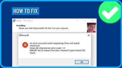 How to Fix FitGirl Setup ISDone.dll & Unarc.dll Error .